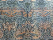 A William Morris Arts & Crafts woven wool curtain,