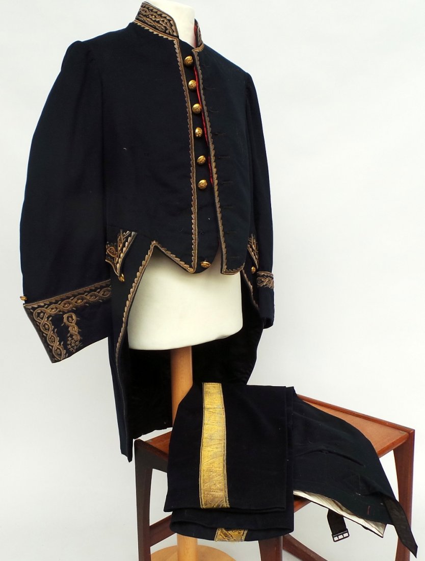 A 19th Century military suit heavily embellished with (1 of 4)