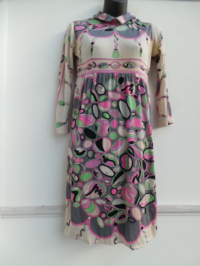 A 1960s 'Emilio Pucci' mini dress: A 1960s 'Emilio Pucci' mini dress