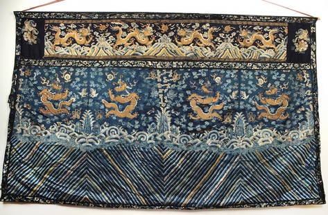 Palace Embroidery Qing Dynasty Period: &#28165;&#20195;&#23467;&#24311;&#32483;&#21697; Size: 110x189cm