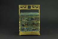 Cloisonne Stationery Box Qing Qianlong Period