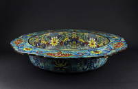 Cloisonne Dragon Pattern Washbasin Mid Qing Dynasrt