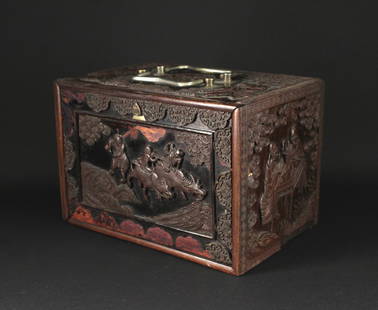 Bone Inlay with Bamboo Mahjong Republican Period: 民国骨质竹面麻将一套(带原装木盒) Size: 16x16x24cm