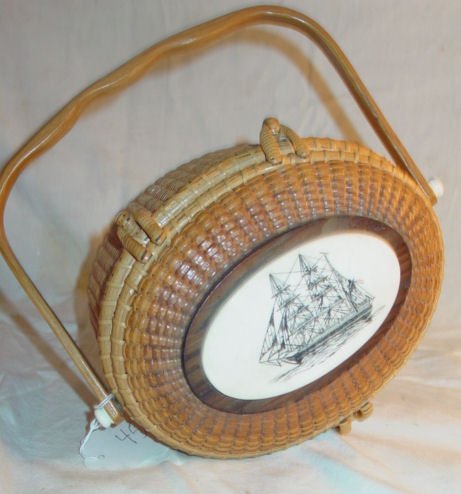 Authentic Nanucket covered purse, 8" x 8" - 3