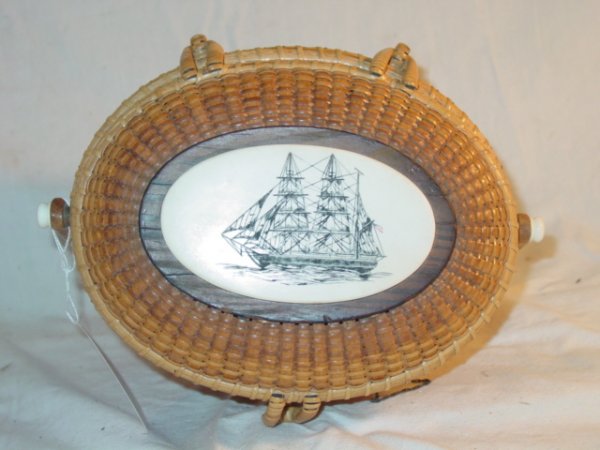 Authentic Nanucket covered purse, 8" x 8" - 4