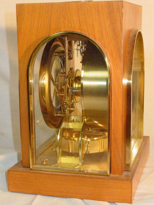 Gruen Gild Atmos clock with marquetry case - 2