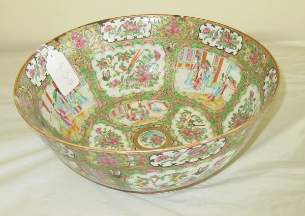 mid 19th c. Rose Medallion bowl