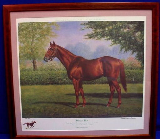 Richard Stone Reeves Signed Lithograph Man O War Sep 04 2013