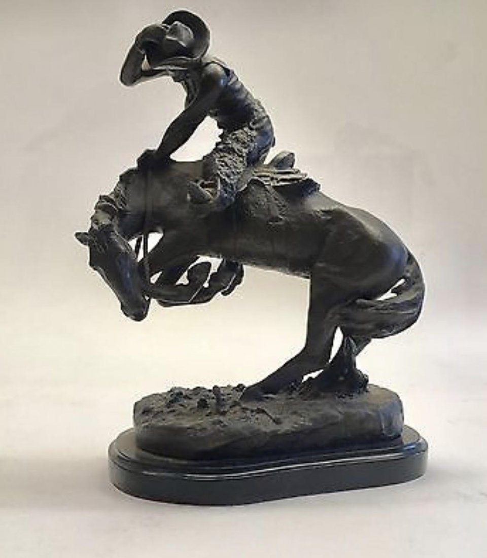 Frederic Remington Rattlesnake Bronze Sculpture (1 of 1)