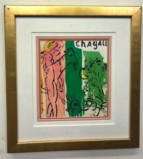 MARC CHAGALL '' PAYSAGE AUX ISBAS'' (1 of 2)