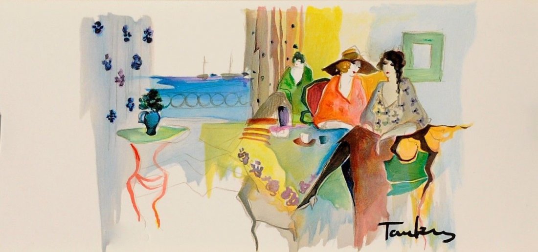 ITZCHAK TARKAY 4 ORIGINAL LITHOGRAPHS AND BOOK HAND SIG: ITZCHAK TARKAY 4 ORIGINAL LITHOGRAPHS AND HAND SIGNED BOOK AND NUMBERED 3 LITHOGRAPHS MEASURES 9X12 AND LARGE LITHOGRAPH MEASURES 20X12 INCHES