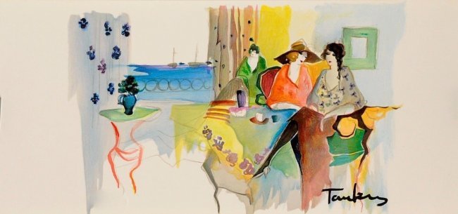 ITZCHAK TARKAY 4 ORIGINAL LITHOGRAPHS AND BOOK HAND SIG: ITZCHAK TARKAY 4 ORIGINAL LITHOGRAPHS AND HAND SIGNED BOOK AND NUMBERED 3 LITHOGRAPHS MEASURES 9X12 AND LARGE LITHOGRAPH MEASURES 20X12 INCHES