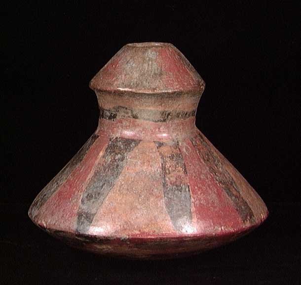 NARINO SQUASH-FORM VESSEL: PRECOLUMBIAN. NARINO SQUASH-FORM VESSEL. Capuli complex, ca. 850-1500 AD. Red and Provenance: An extensive East Coast Pre-Columbian collection. Acquired from a New York ancient art dealer in the late 