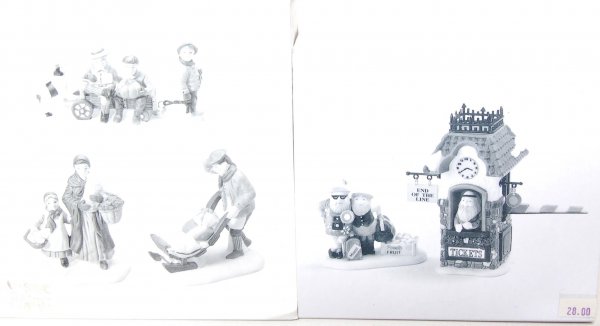 Lot of 8 Dept 56 Heritage Village Collection OBs