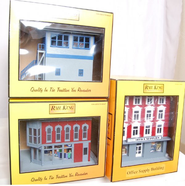 MTH Rail King 30-9011 9012 9013 Buildings