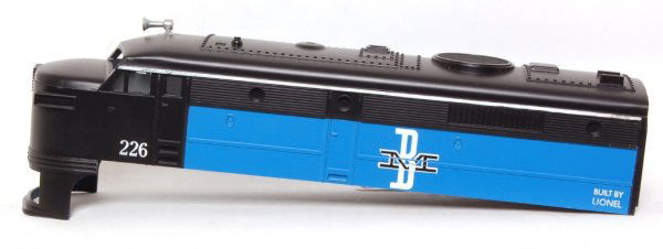 Mint Lionel 226 Boston and Maine shell only: Lionel 226 Boston and Maine power unit shell only, good pilot, never mounted, C9-10.