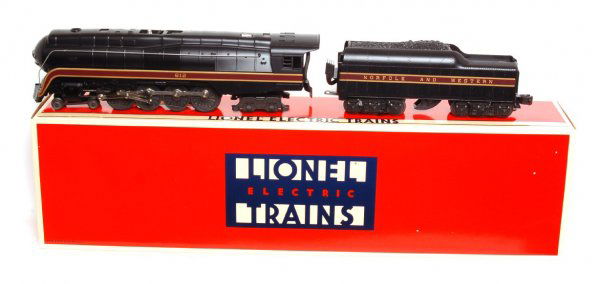 Lionel 18040 Norfolk & Western J 4-8-4 611 mint: Lionel 18040 Norfolk & Western J 4-8-4 611 and tender with Railsounds, C10 in OB with instructions.