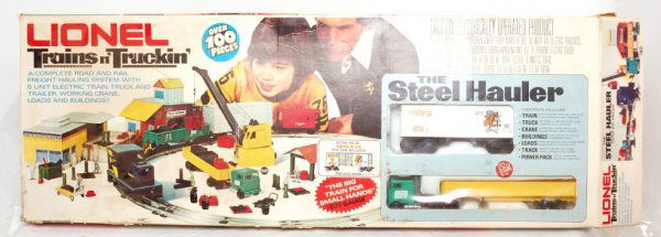 Lionel train set 70-1790-200 Trains n Trucks: Lionel train set 70-1790-200 Trains n Trucks in original box, C8. Box show light wear.
