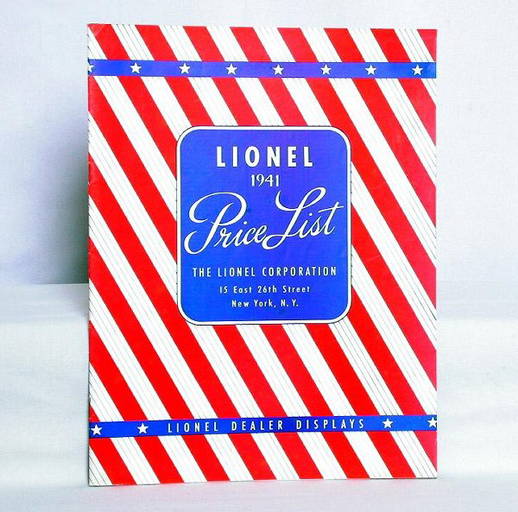 Mint Lionel 1941 Dealer Catalog And Price List