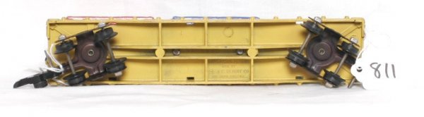 American Flyer 643 Circus Flatcar metal w/load - 3