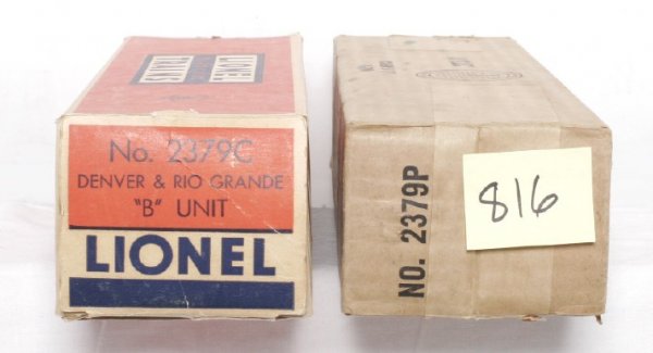 Lionel 2379 Rio Grande original boxes only