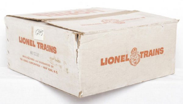 Lionel No. 12730 train set original set box only: Lionel No. 12730 train set original set box only no missing flaps very light wear, small tear in one corner.