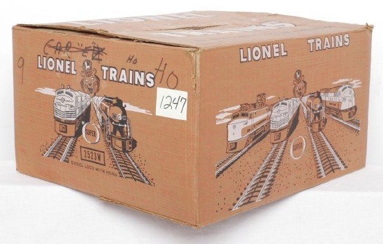 Lionel 2523W train set original set box only: Lionel 2523W train set original set box only no missing flaps very light wear.