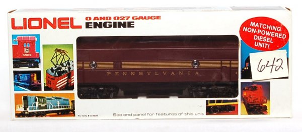 Lionel 8060 Tuscan Red Pennsylvania F-3 B unit - 2