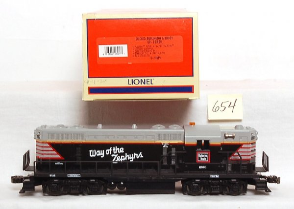 Lionel 18569 C.B. and Q. GP-9 No. 2380 in OB