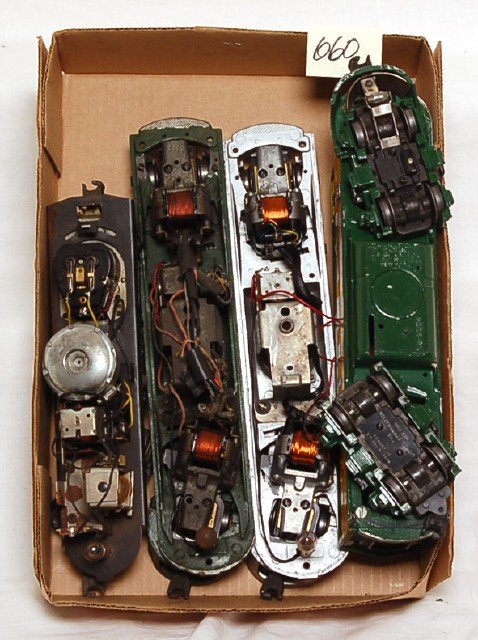 Lionel F-3 diesel frames with motors, one shell - 2
