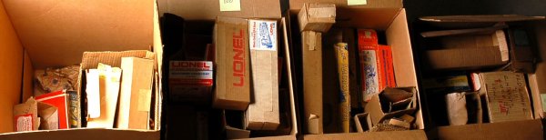 MASSIVE Lionel, American Flyer parts lot 4 tables - 4