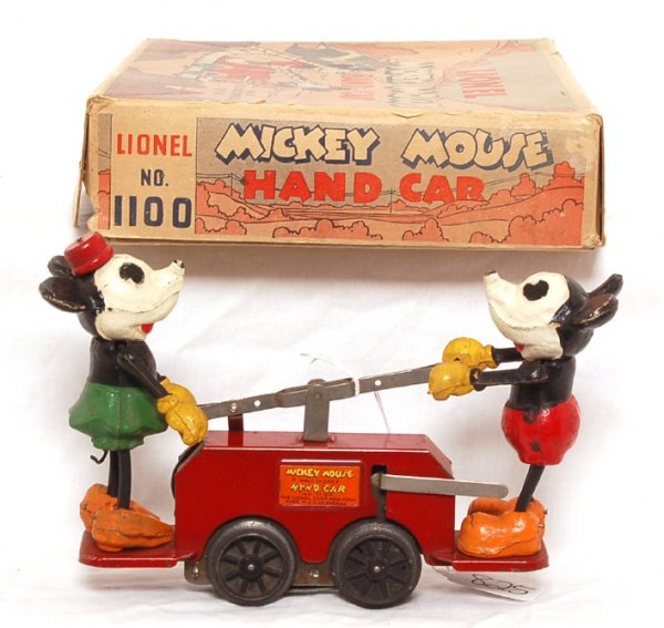 Lionel prewar Mickey Mouse 1100 handcar