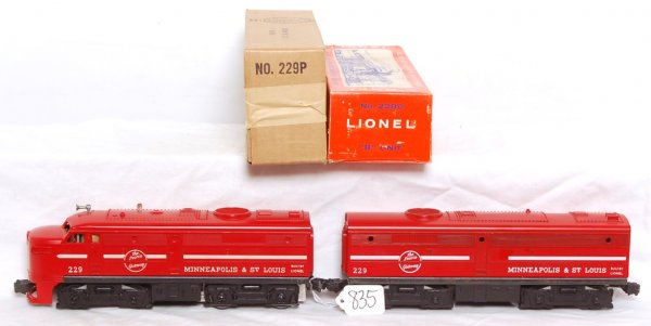 Lionel 229 MStL Alco AB units, OB