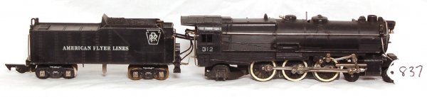 American Flyer 312 die-cast loco and tender SIT - 2