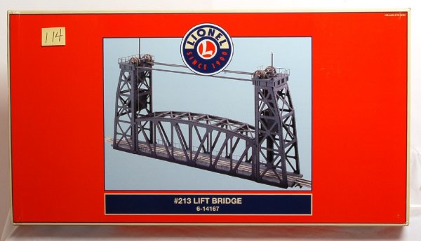Lionel 14167 No. 213 lift bridge in OB
