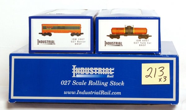 Four pieces of Industrial Rail freight in OB