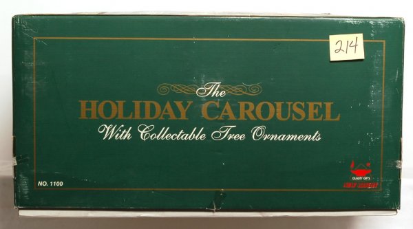 New Bright No. 1100 Holiday Carousel in OB