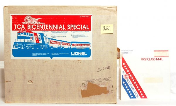 Lionel TCA Special No. 2 set in OB