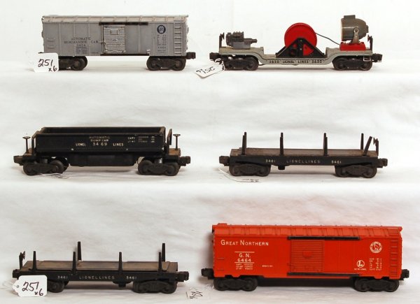 Lionel 3650, 6464-25, 3454, 3461, 3469, 3461 - 2