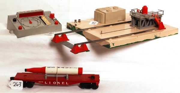 Lionel 175 rocket launcher 6175 rocket car