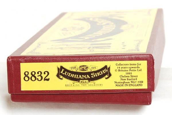 Britains 8832 The 15th Ludhiana Sikhs in OB Mint - 2