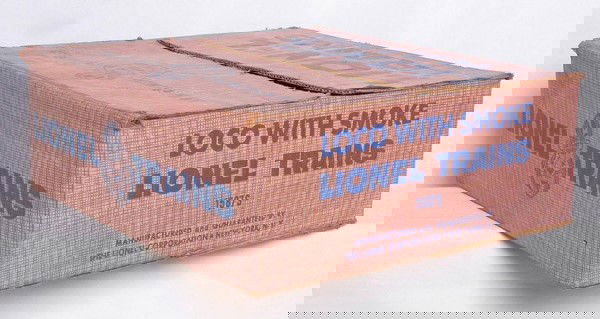 Lionel set box only 1587S Girls Train set: Lionel set box only for the 1587S Girls Train set, box has great lettering and graphics, some minor edge wear otherwise C8.