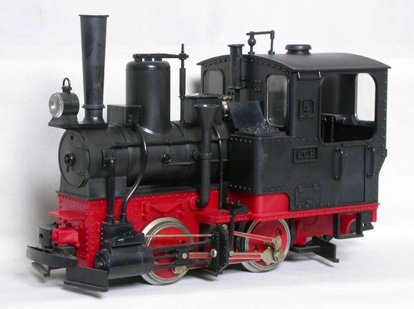 LGB 2040 black 0-4-0T locomotive: LGB 2040 black 0-4-0T locomotive, C8.