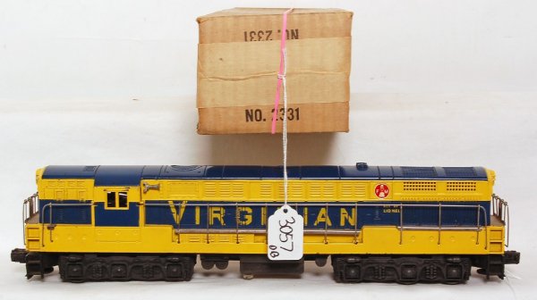 Lionel 2331 gray mold Virginian FM, OB