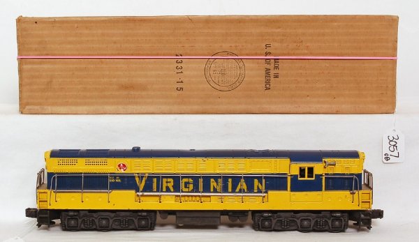 Lionel 2331 gray mold Virginian FM, OB - 2