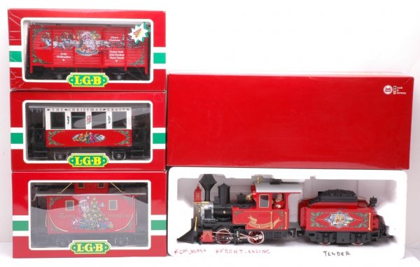 lgb christmas train set