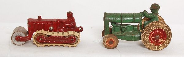 Arcade tractor 273L, unmarked bulldozer w/roller - 2