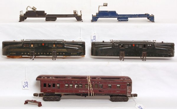 Lionel 2330, 2332, 2627, 622, 623 shells & frames