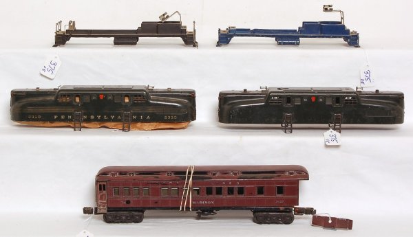 Lionel 2330, 2332, 2627, 622, 623 shells & frames - 2