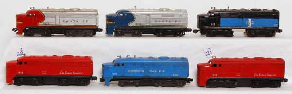 Lionel 1055, 219, 217, 8020, 1055, 8351 Alcos
